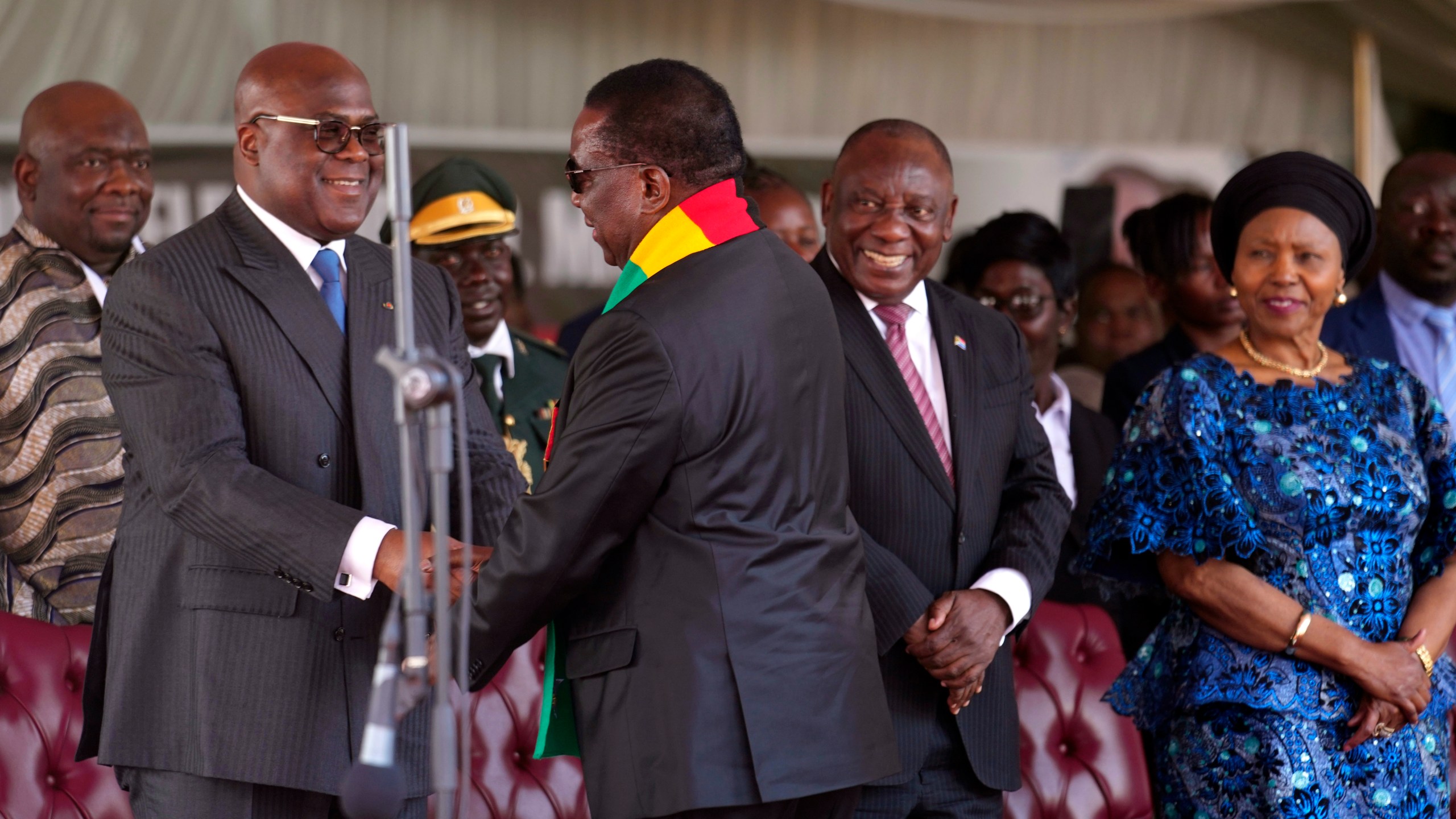 No, the USA did not send any congratulatory message to President Emmerson Mnangagwa