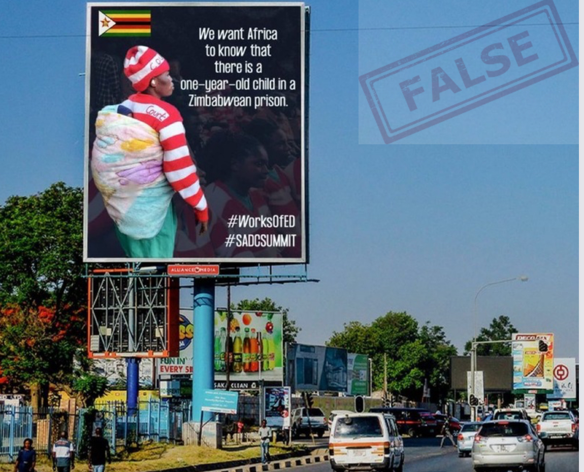 No anti-Mnangagwa billboards in Lusaka  sponsored by US Embassy, or anyone else. Pictures manipulated 